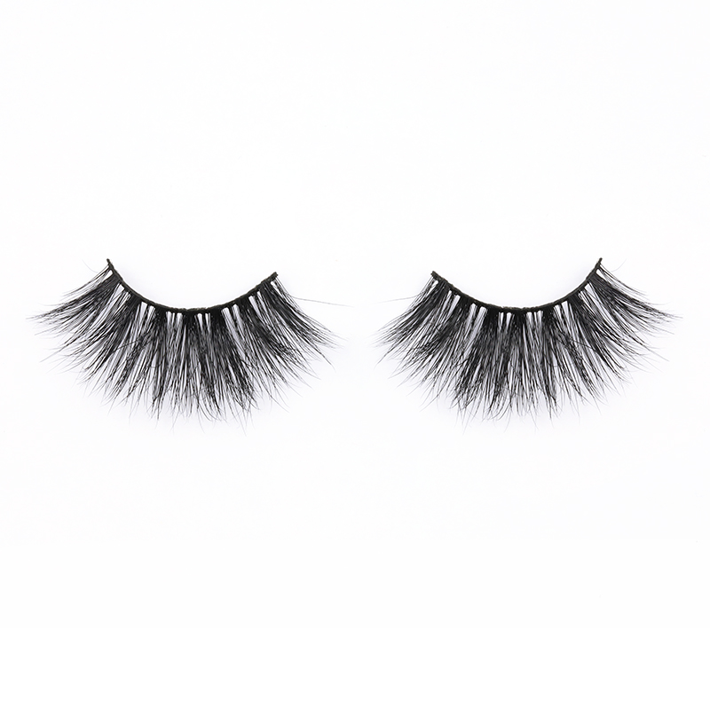 Fast Delivery Wholesale Price Real Mink Fur 25mm Strip Lashes Dramatic and Attractive 25mm Eyelashes YY123